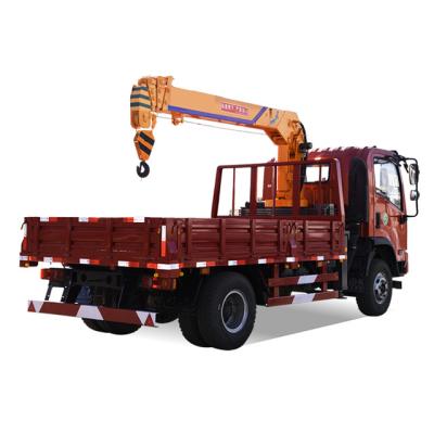 China TRUCK CRANE Off-the-Shelf Multifunctional Kama 4 Ton Truck Crane Lifting Truck zu verkaufen