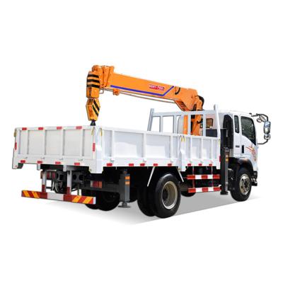 China TRUCK CRANE high efficiency heavy truck ex-factory price 5 ton truck crane carrier lifting zu verkaufen