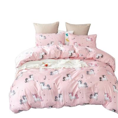 China Unique Design Printed Polyester Bedding Set Comforter Cover And Pillow Case Nondisposable for sale