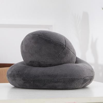 China PORTABLE Popular Style Naps Pillow Portable 100% Polyester Knitted Removable And Washable for sale