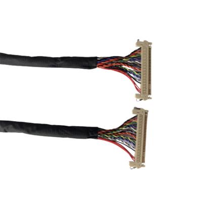 China Camera Custom 20 30 40 Pin Connector LVDS Cable For LCD Panel for sale