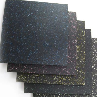 China Diy Gymnasium Sale Factory Obsoberation Non-Toxic Whole Inter Click Lock Easy Paving Flooring Mat Rubber Tiles Sports Floor for Home for sale