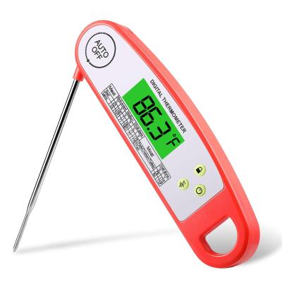 China Kitchen Guaranteed Quality Unique Design Portable Digital Kitchen Meat Thermometer with Foldable Probe for sale