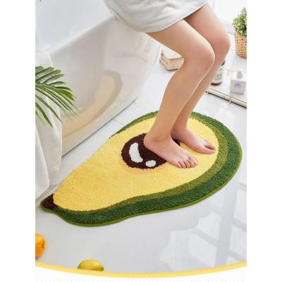 China Style Viable Simple Goods Anti Slip Quick Dry Cat Paw Pattern Foot Bath Mat For Bathroom for sale