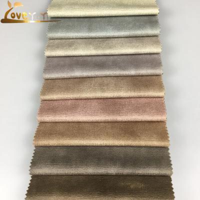 China 100% Polyester Anti-Static Faux Leather Velvet Upholstery Fabric For Sofa for sale