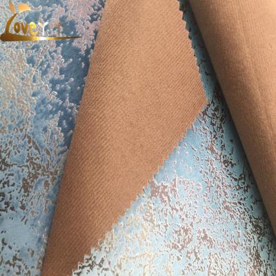 China 100% Synthetic Polyester Faux Leather Sofa Fabric Anti-Static for sale