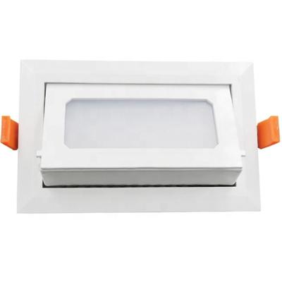 China 2021 40W Modern Square Rectangular SAA CE Recessed LED Downlight For Market Store Retail for sale