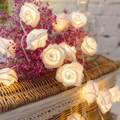 China High Quality Attractive Rose Outdoor Fairy LED String Lights Colorful Wholesale Various Light for sale