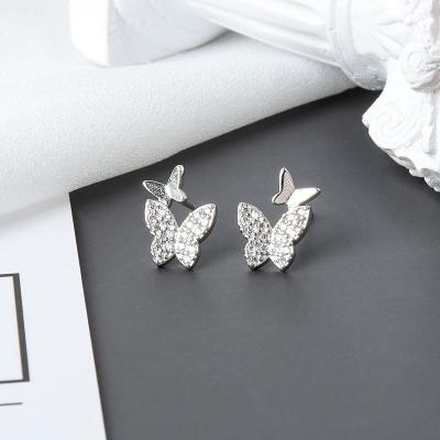 China 2022 Fashion New Stud Earrings Women's Simple Butterfly Earrings for sale