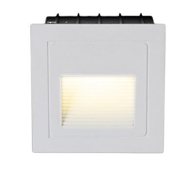 China Residential Wall Light Underground Waterproof Led Step Stair Lights Outdoor Footlight Recessed Corner White Wall Lamp Light for sale