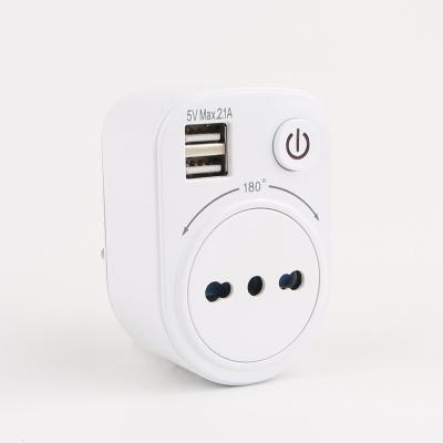 China Residential/Multi-Purpose USB Smart Countdown Switch Plug Socket Phone Charger Travel Adapter Charger Computer Adapter for sale