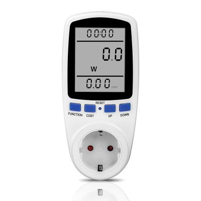 China Residential/Multipurpose Watt Monitoring EU/US/UK/AU/BR/CN/French Switch Socket Wattmeter Electricity Analyzer Monitor Electric Power Meters for sale