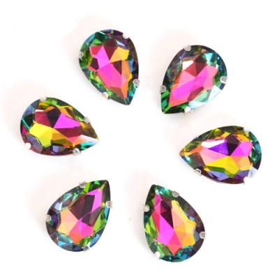 China 2018 Fancy Flatback Hotsale Different Shape Rhinestone Beads Sew On for sale