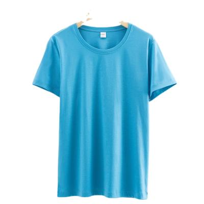 China 2021 Summer Skateboarding Tee 100% Solid Color Women T-shirt Anti-pilling Cotton T-shirts for sale