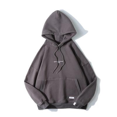 China Cheap Custom Oversized Anti-Wrinkle Streetwear Logo Cotton Plain Men's Hoodies Wholesale Embroidered Color Men's Hoodies and Sweatshirts for sale