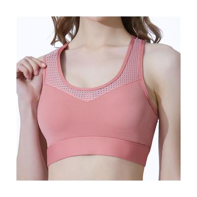 China Breathable factory directly sell custom women sports bra plus size solid color high intensity sports tops for sale