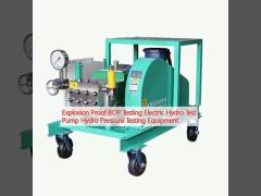 Explosion Proof BOP Testing Electric Hydro Test Pump Hydro Pressure Testing Equipment