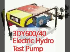 3DY600/40 Electric Hydro Test Pump Pressure Testing Pump For Safety Valves For BOP