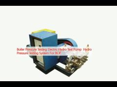 Boiler Pressure Testing Electric Hydro Test Pump  Hydro Pressure Testing System For BOP