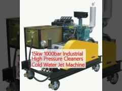 15kw 1000bar Industrial High Pressure Cleaners Cold Water Jet Machine