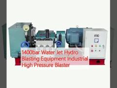 1400bar Water Jet Hydro Blasting Equipment Industrial High Pressure Blaster