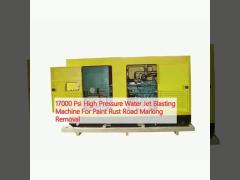 17000 Psi High Pressure Water Jet Blasting Machine For Paint Rust Road Marking Removal