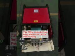 7.5kw 700bar Hydraulic Pump Testing Machine For Oil Pipe Pressure Testing