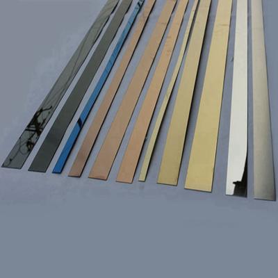 China Modern 304&201&316 Outside Edge Tile Trim Tile Trim Stainless Steel External Corner Tile Trim For Corner for sale