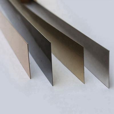 China Modern Style Trim Modern Stainless Porcelain Tile Decorative Center Tiles Stainless Steel Tile Trim for sale