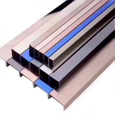 China Modern hot sale good quality wall corner edge stainless steel u tile trim tile profiles for wall for sale