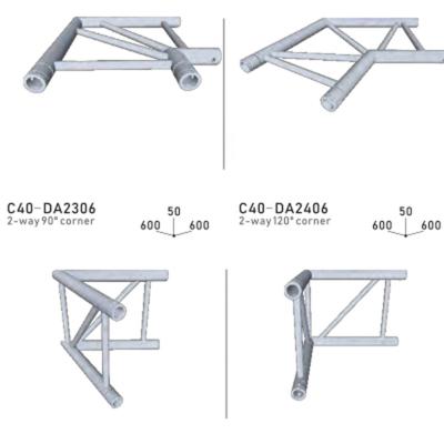 China Factory price stable aluminum structure steel pipe flat truss for sale