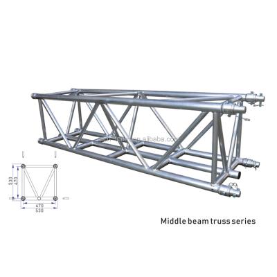 China 500mm mini booth aluminum truss DJ truss for flat/triangle/show circle for sale