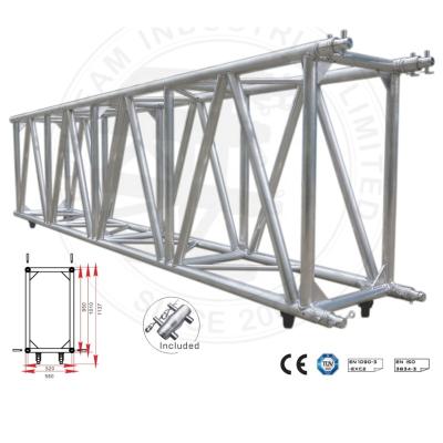 China 1000mm Large Aluminum Outdoor Event Stage Truss Concert Flat / Triangle / Circle for sale