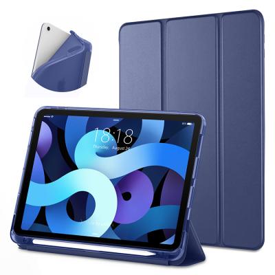 China Adjustable Angles / Precise Cutouts / Ultra Light Soft TPU Tablet Case For iPad 10.2 Inch Smart Cover iPad Air 4 Case For Ipad 10.9 2020 for sale