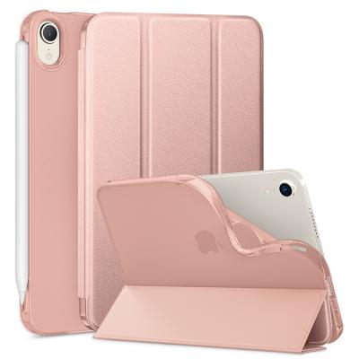 China Magnetic Fill / Auto Wake Sleep / Precise Cutout Magnetic Case With Pencil Holder Ipad Mini 6 Case For Apple iPad Mini 6 2021 8.3 inch for sale