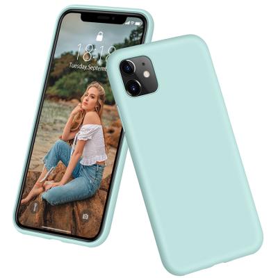 China Shockproof Liquid Silicone Anti-fall Protective iPhone 11 Case For iPhone 11 6.1