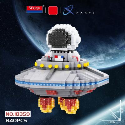 China Construction Toy Wholesale Aerospace Cultural and Creative Small Block of Diamond Building Block Particles Building for sale