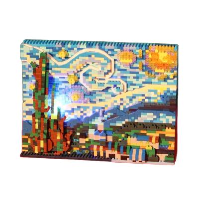 China Decorative Building Block Toy New Arrival Famous Paintings Constituent Other Educational Toys for sale