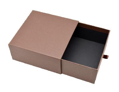 China Handmade Mens Leather Belt Gift Packaging Cardboard Sliding Drawer Box for sale