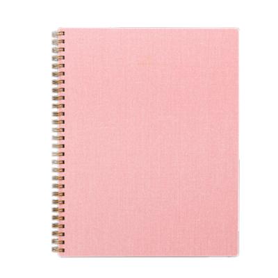 China 100% Eco-friendly Fashion Custom Gold Foil Notebook A5 Pink Marble Spiral Notebooks for sale