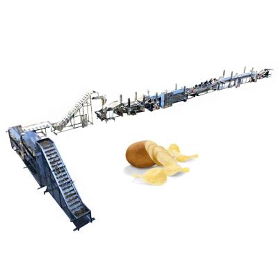 中国 Continuous French Fries Potato Chips Manufacturing Equipment Lays Potato Chips Making Machine Potato Chips Maker 販売のため