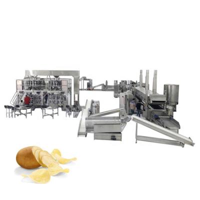 중국 Continuous Automatic French Fries Potato Chips Machine Potato Chips Making Machines French Fries Making Machine Price 판매용