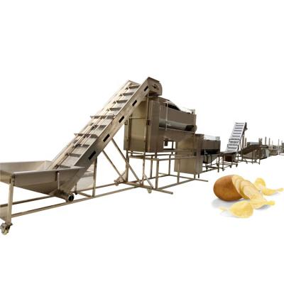 Cina Automatic french fries taro chips production line tapioca chips production line cassava chips production machines in vendita