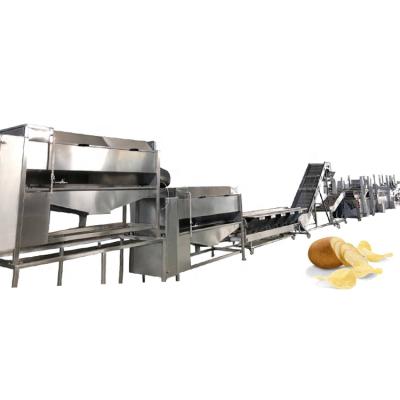 China Automatic French Fries Configurations French Fries Production Line Fresh Potato Chips Maker Natural Potato Chips Production Line en venta