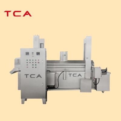 China Frying Meat Tempura Shrimp Frying Machine Conveyor Frying Machine Large Capacity Continuous Frying Machine for sale