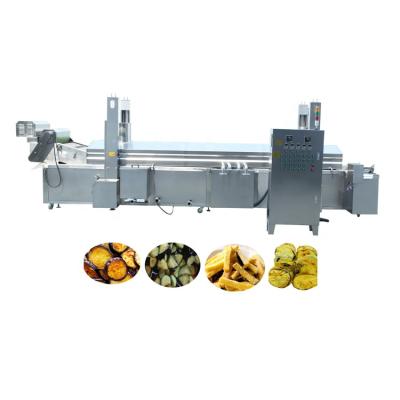 Chine Factory Conveyor Belt Industrial Continuous Fryer Frying System Continuous Frying Machine à vendre