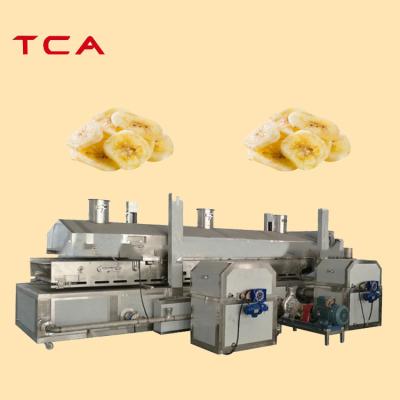 China Dried Banana Processing Automatic Plantain Chips Production Line Fruit Banana Chips Production Line for sale