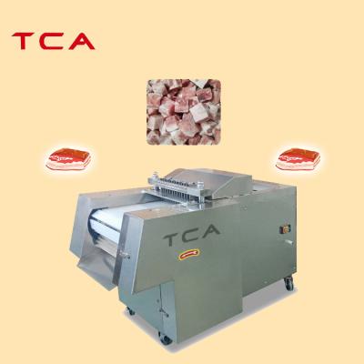 China Automatic meat processing equipment meat slicer machine for frozen meat slicing machine fresh meat cube cutting for sale