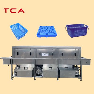 China Critical cleaning/residue free turnover basket washing machine/plastic basket washing machine/basket washing machine for sale