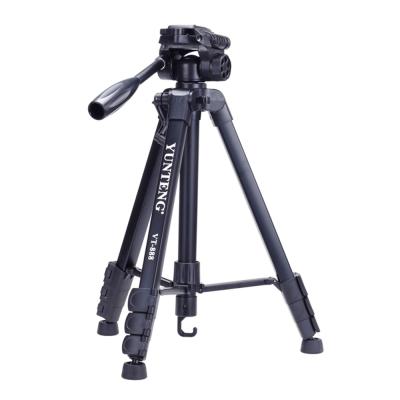 China Black Stability Cylinder Integrated Pan Tilt Aluminum Alloy Professional Tripod For Photography for sale